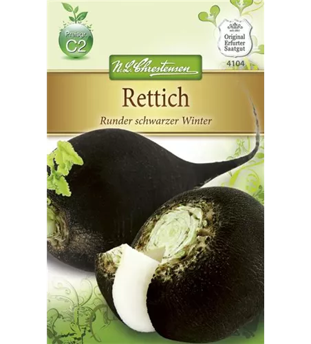 Rettichsamen 'Runder Schwarzer Winter'