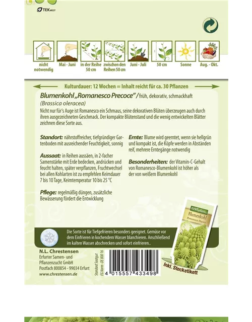 Romanescosamen 'Precoce'