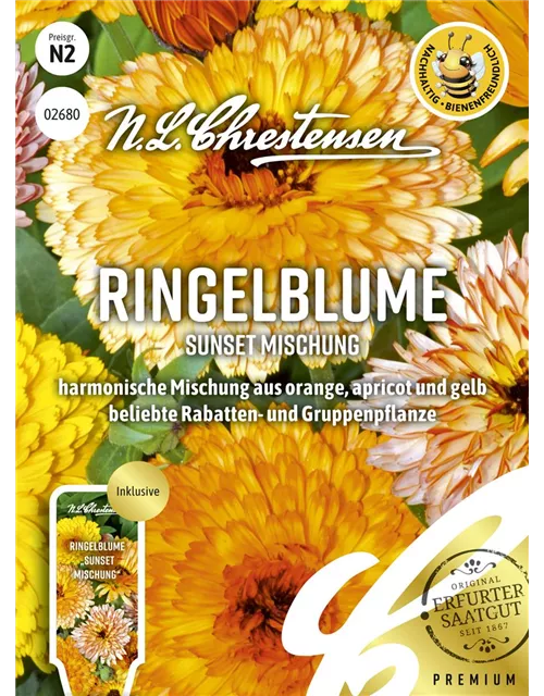 Ringelblumensamen 'Sunset Mischung'