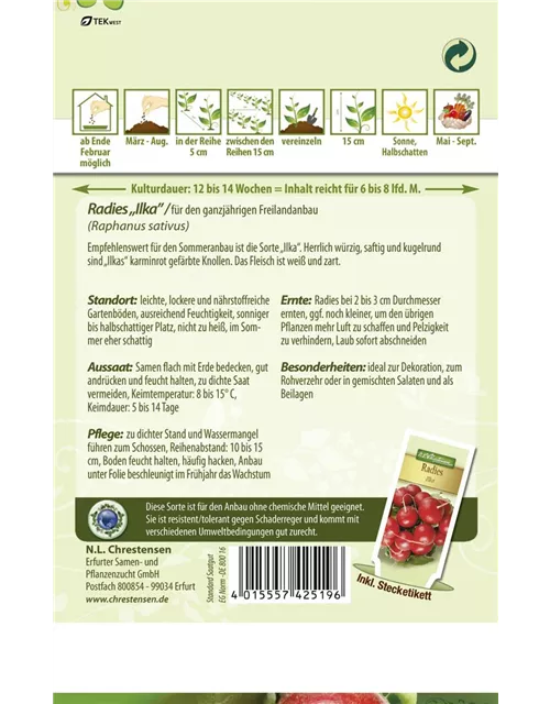 Radieschensamen 'Ilka'
