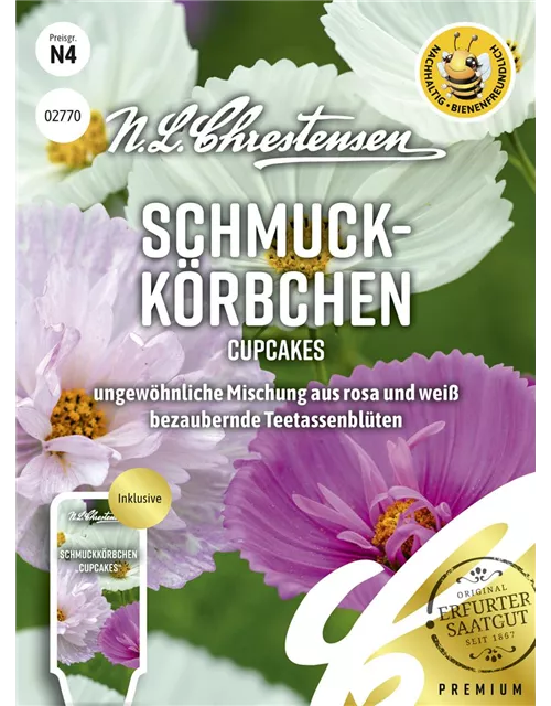 Schmuckkörbchensamen 'Cupcakes Mix'