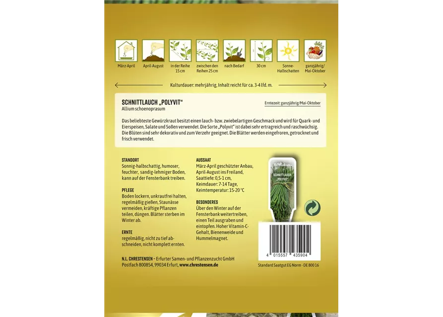 Schnittlauchsamen 'Polyvit'
