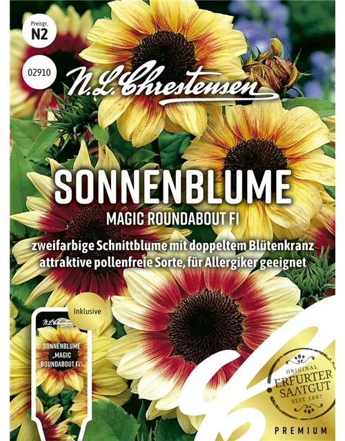 Sonnenblumensamen 'Magic Roundabout F1'