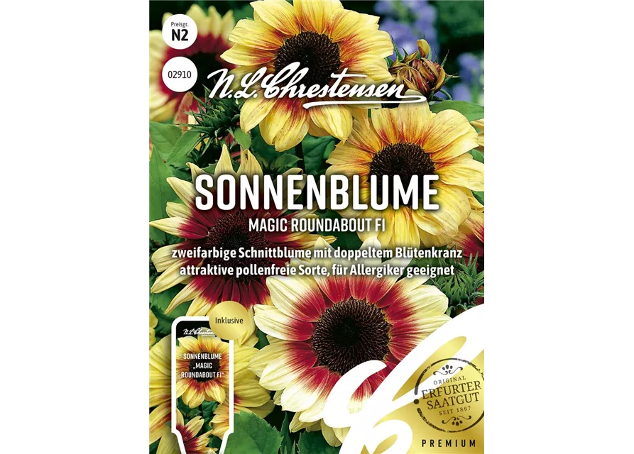 Sonnenblumensamen 'Magic Roundabout F1'