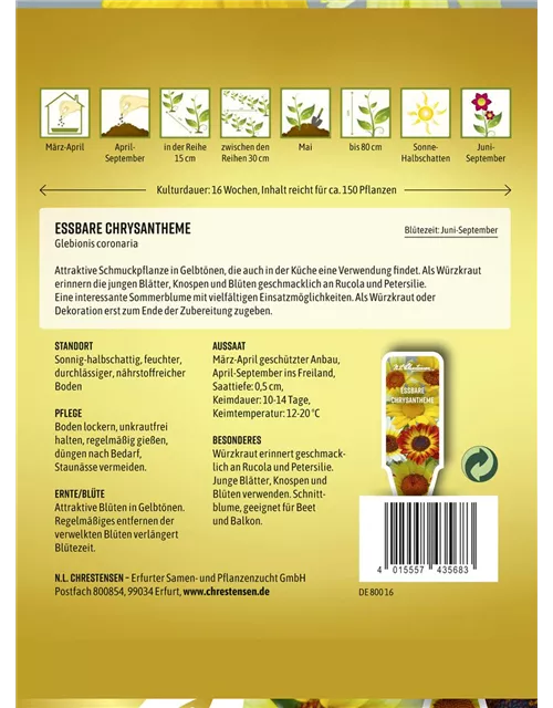 Speisechrysanthemensamen