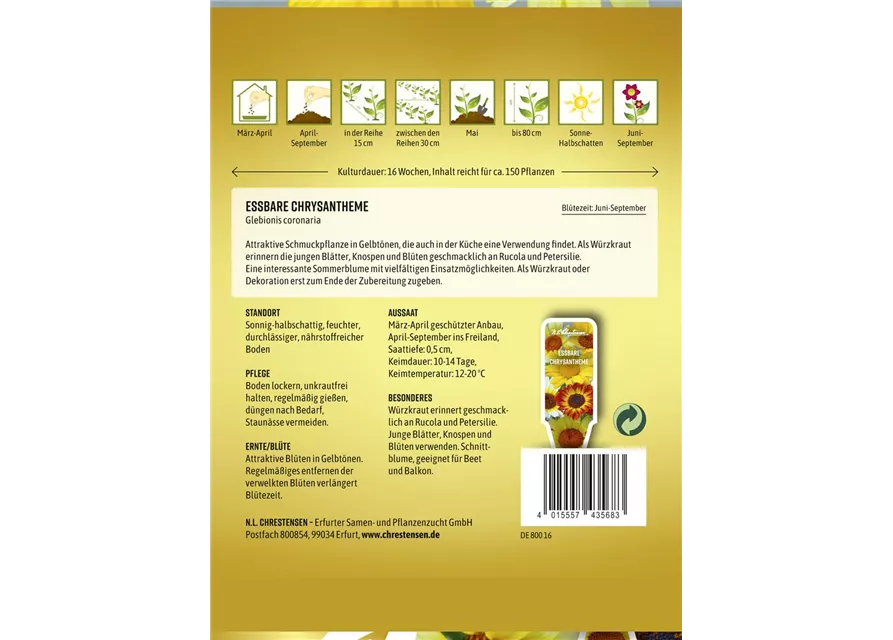 Speisechrysanthemensamen