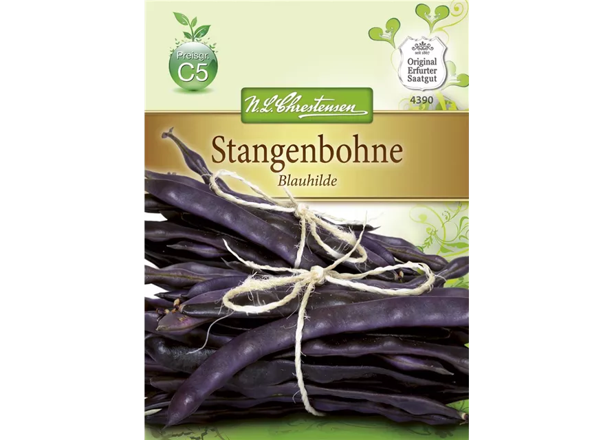 Stangenbohnensamen 'Blauhilde'