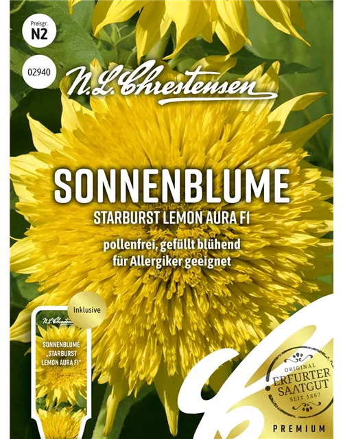 Sonnenblumensamen 'Starburst Lemon Aura'