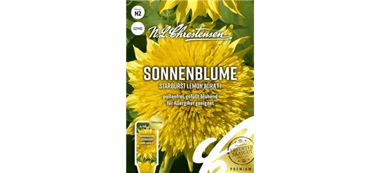 Sonnenblumensamen 'Starburst Lemon Aura'