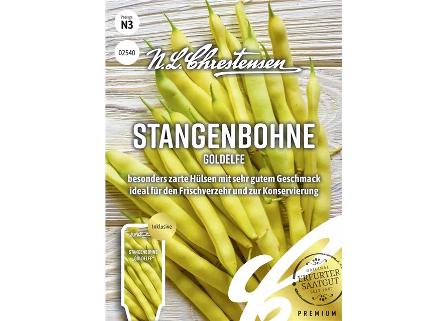 Stangenbohnensamen 'Goldelfe'