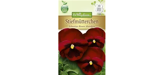 Stiefmütterchensamen 'Schweizer Riesen Abendglut'