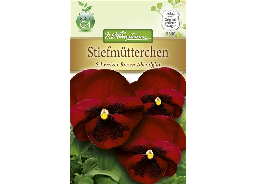 Stiefmütterchensamen 'Schweizer Riesen Abendglut'