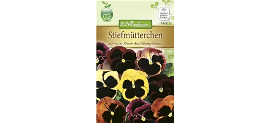 Stiefmütterchensamen 'Schweizer Riesen Ausstellungsblume'