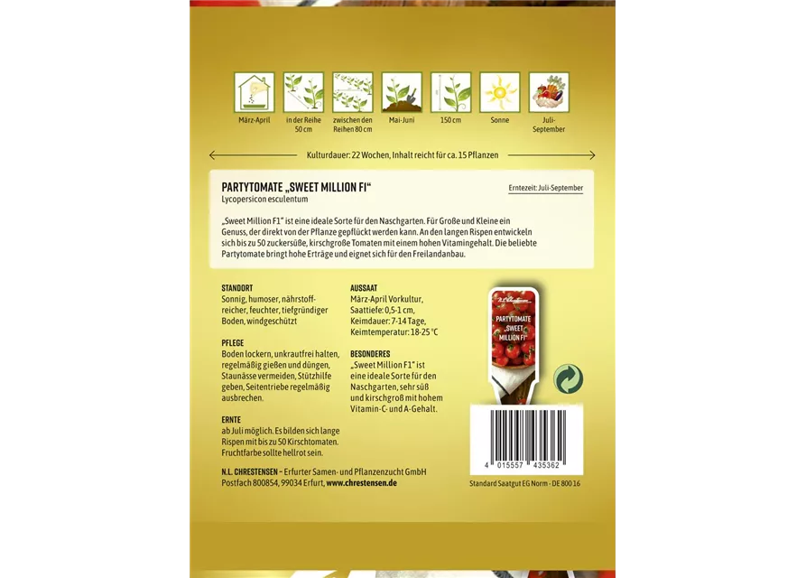 Tomatensamen 'Sweet Million F1'