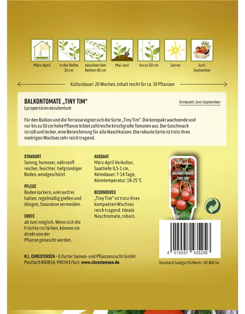 Tomatensamen 'Tiny Tim'