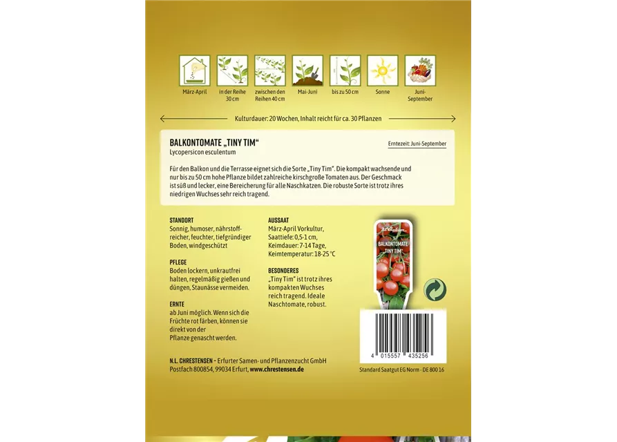Tomatensamen 'Tiny Tim'