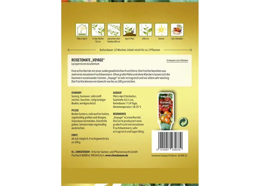 Tomatensamen 'Voyage'