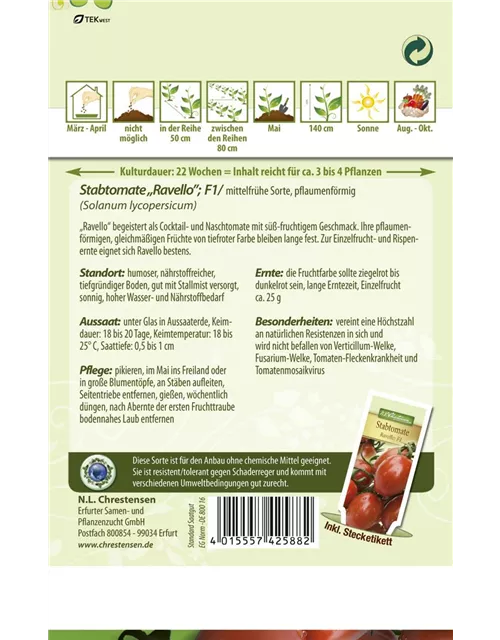 Tomatensamen 'Ravello F1'