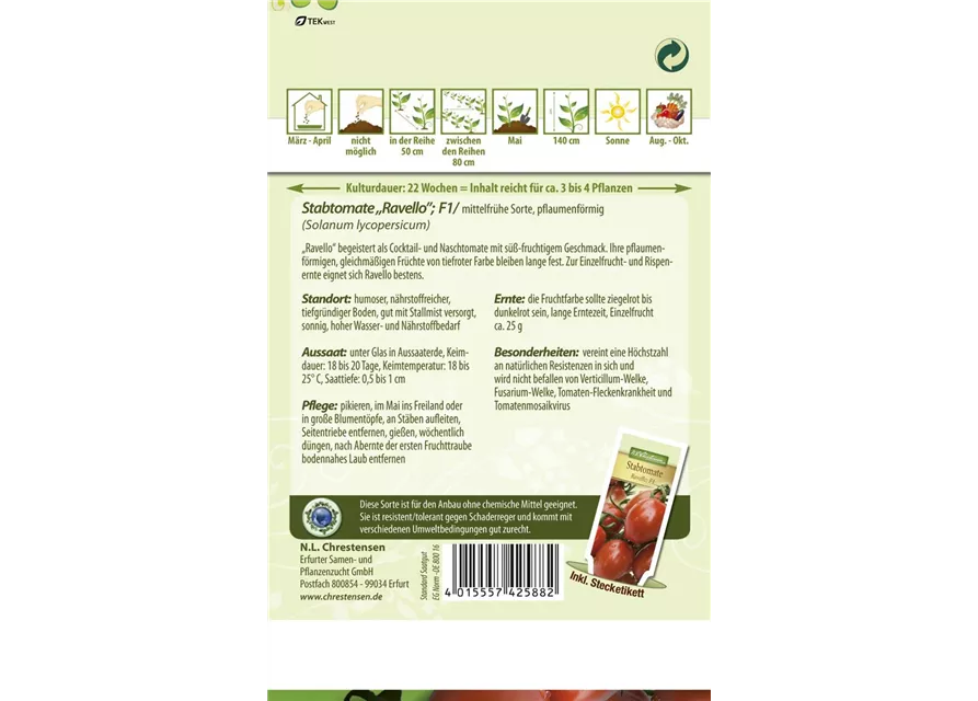 Tomatensamen 'Ravello F1'