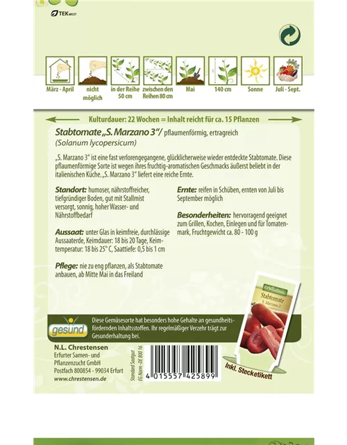 Tomatensamen 'San Marzano'