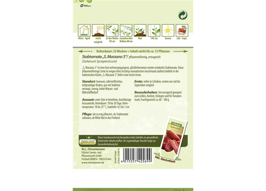 Tomatensamen 'San Marzano'