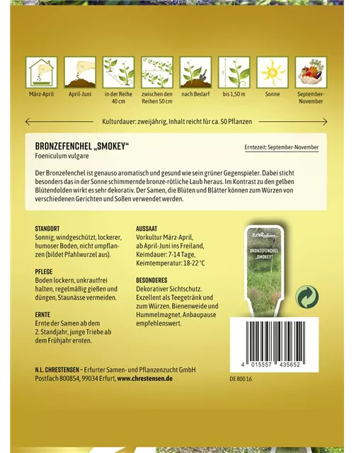 Zierfenchelsamen 'Smokey'