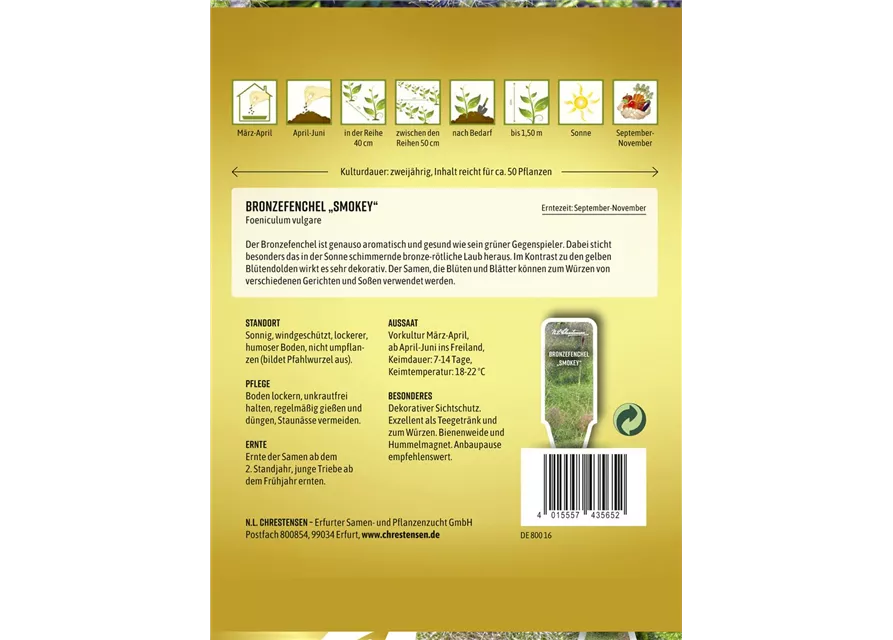 Zierfenchelsamen 'Smokey'
