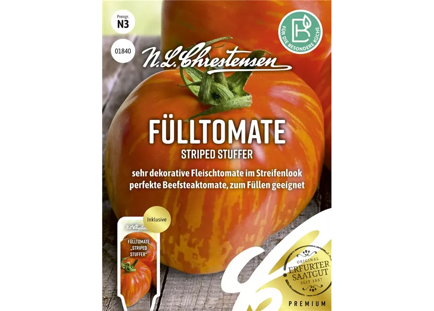 Tomatensamen 'Striped Stuffer'