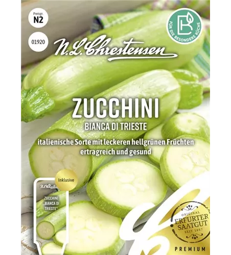 Zucchinisamen 'Bianca di Trieste'