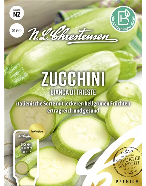 Zucchinisamen 'Bianca di Trieste'
