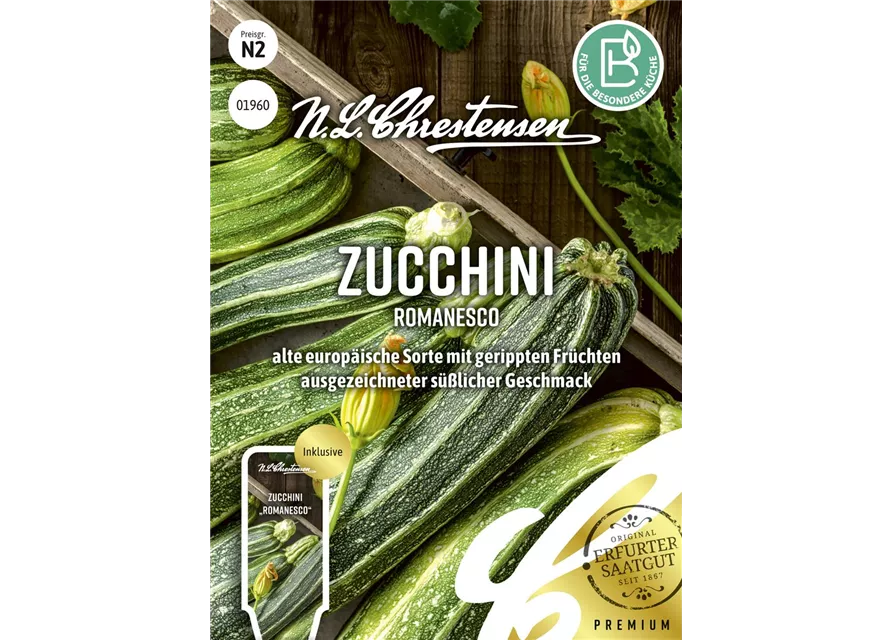 Zucchinisamen 'Costates Romanesco'