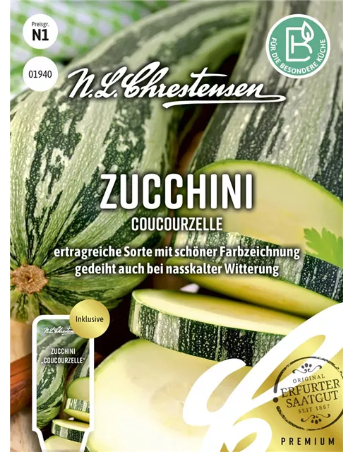 Zucchinisamen 'Coucourzelle'