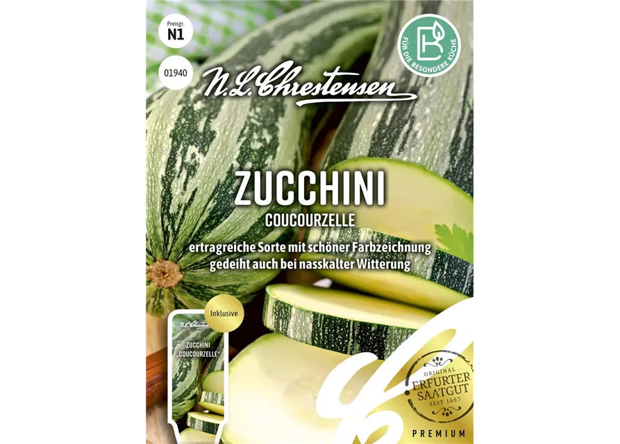 Zucchinisamen 'Coucourzelle'