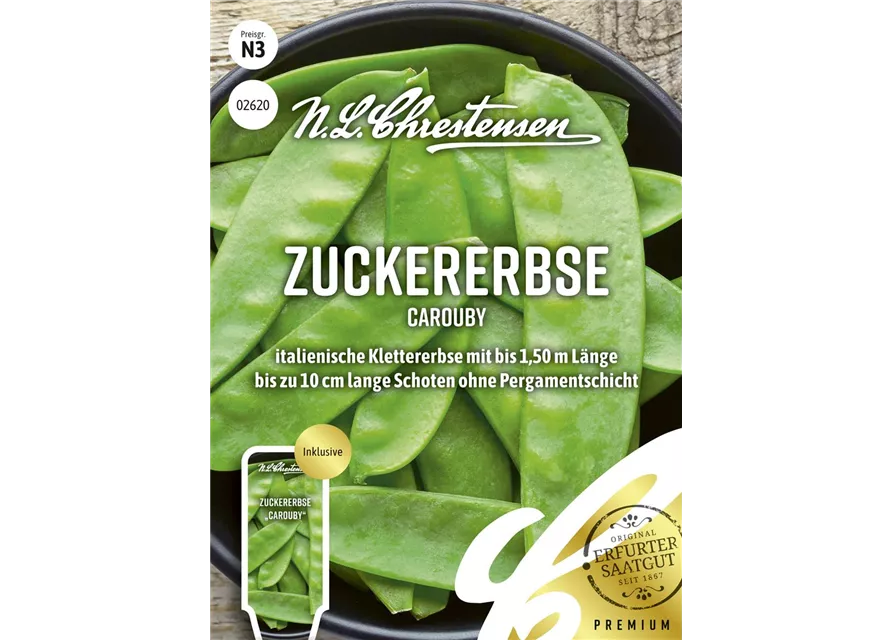 Zuckererbsensamen 'Carouby'