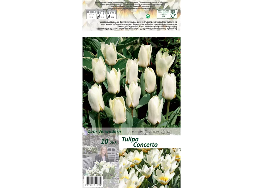 Blumenzwiebel Set 'White Print'