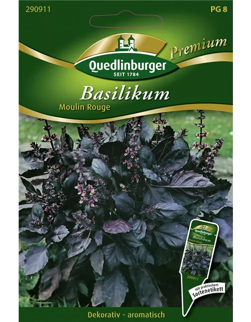 Basilikumsamen 'Moulin Rouge'