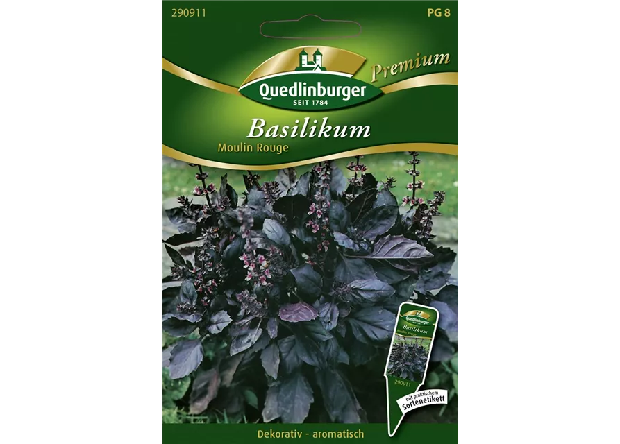 Basilikumsamen 'Moulin Rouge'