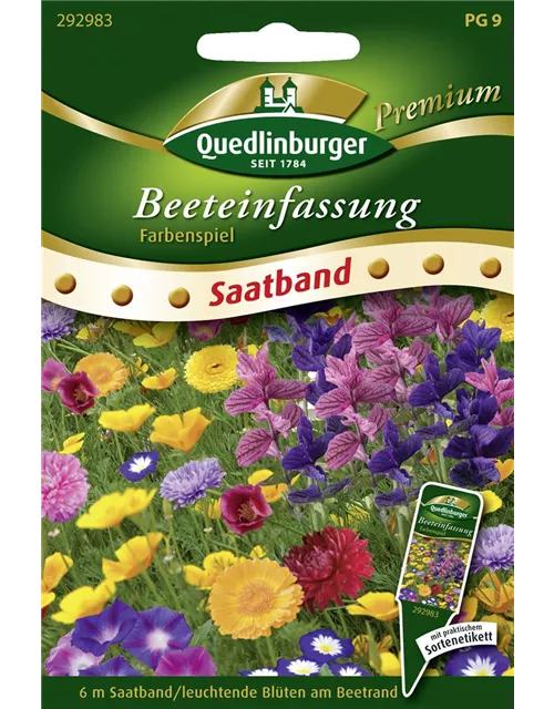 Beeteinfassung-Samen 'Farbenspiel'