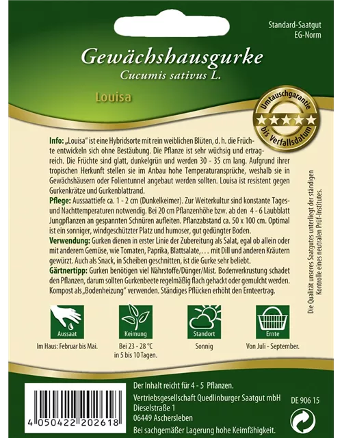 Gurkensamen 'Louisa'