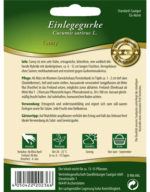 Gurkensamen 'Conny F1'