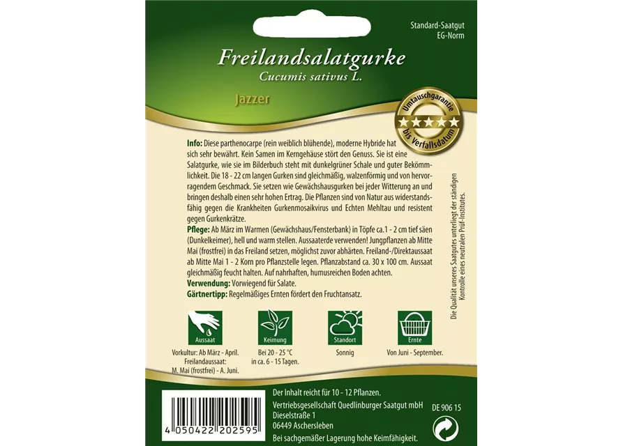 Gurkensamen 'Jazzer F1'