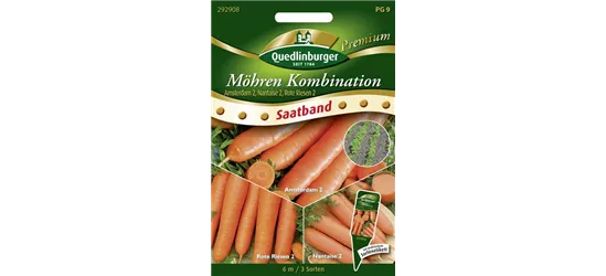 Möhren Kombination-Samen