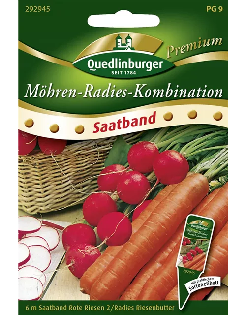 Möhren-Radies-Kombination-Samen