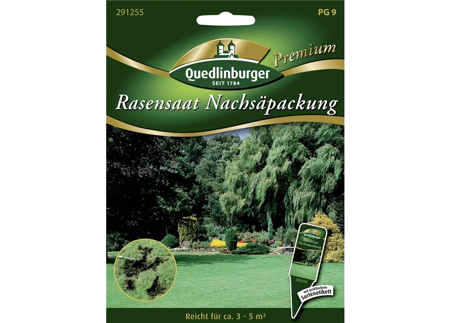 Nachsäpackung Rasen