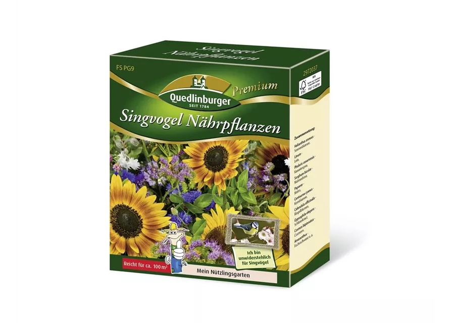Nährpflanzen für Singvögel-Samen