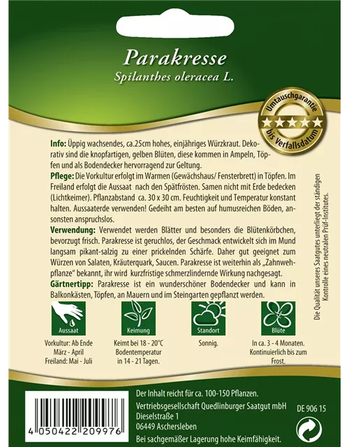 Parakressesamen