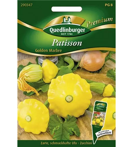 Patissonsamen 'Golden Marbre'