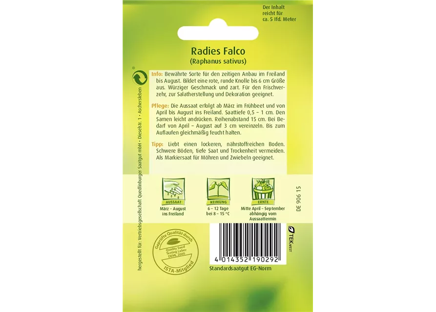 Radieschensamen 'Falco'