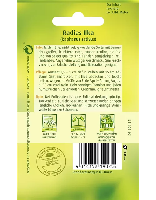 Radieschensamen 'Ilka'