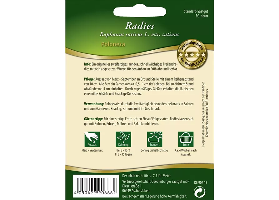 Radieschensamen 'Poloneza'